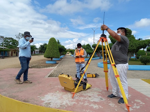 GORESAM PRIORIZA TRABAJOS GEODÉSICOS Y TOPOGRÁFICOS DEL PROYECTO DE SANEAMIENTO DE BELLAVISTA